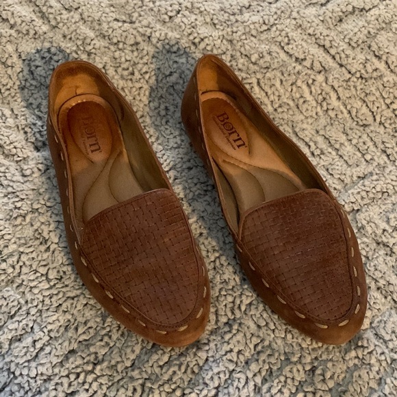 Born Shoes - BORN Leather Slip ons — Size 7.5